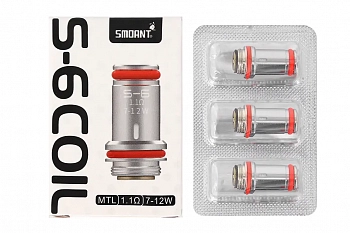 Испаритель Smoant Santi/Charon Plus S-6 1.1ohm 1шт/3уп